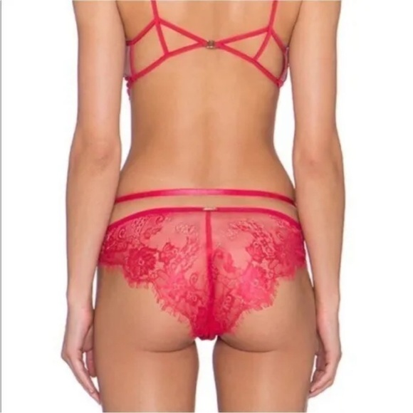 Stylestalker Safia Brief Lace Underwear Rose Size S NWT - Picture 3 of 8
